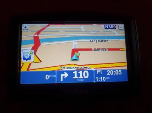 Mooie tomtom xl met nieuwste kaart van heel europa