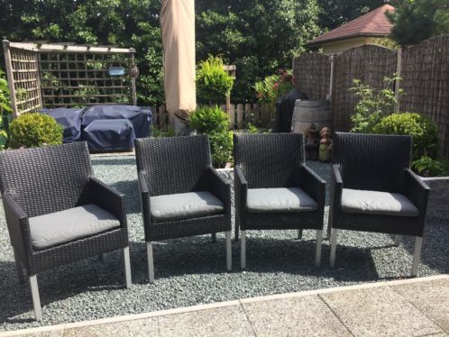 Mooie zwarte Bellagio loungestoelen