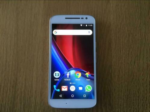 MOTO G4 Wit absoluut krasvrij i.z.g.st