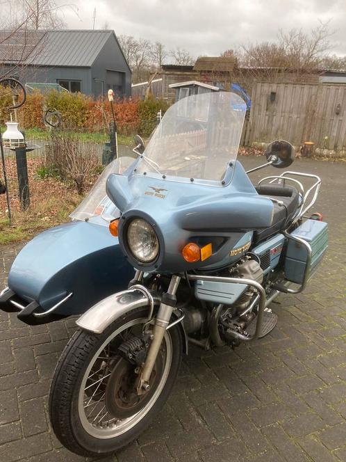 Moto Guzzi 1000 convert met Hollandia Zijspan 1976  25615 KM