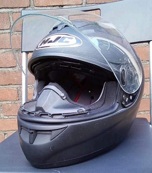Motor helm mat zwart Hjc fs-10 interne zonnebril