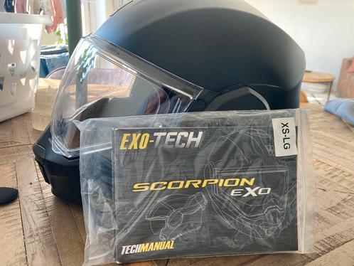 Motor helm Scorpion Exo-tech mat zwart maat M