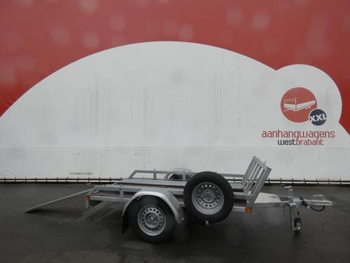 Motor transporter  trailer enkelas 220x125cm 750kg ongeremd