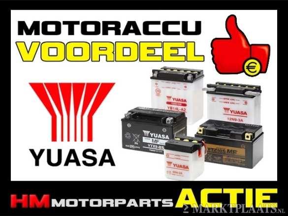 Motoraccu voordeel  Yuasa de accu voor uw Ducati motor 