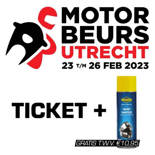 MOTORBEURS tickets online met KORTING en GRATIS helmreiniger