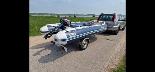 Motorboot aqua Dutch met 8pk  trailer (zonder vaarbewijs)