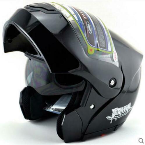 Motorcycle Full Face geventileerde racehelm voor YEMR - Geel