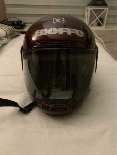 motorhelm bordeaux rood