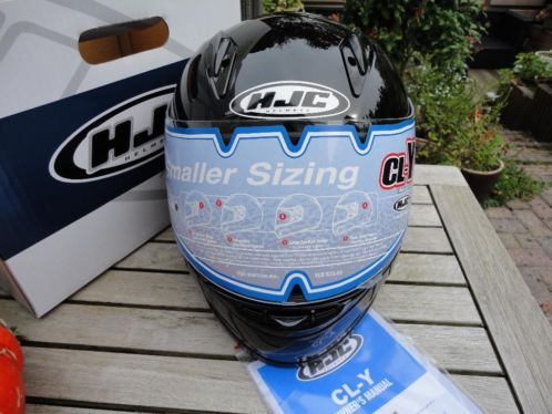 Motorhelm HJC type CLY zwart