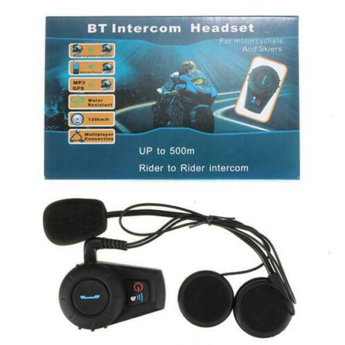 Motorhelm Intercom 500M Headset BT Interphone met