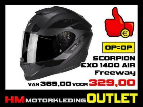  Motorhelm Scorpion - EXO 1400 Air - Freeway - Voordeel 