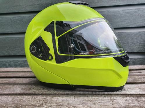 Motorhelm systeemhelm ZGAN met zonnebril en pinlock