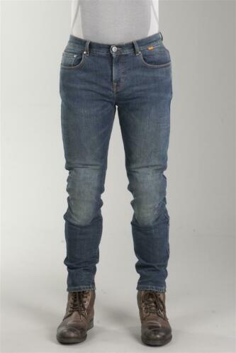 Motorjeans Kort Richa BI-Stretch Blauw (Motorbroeken)