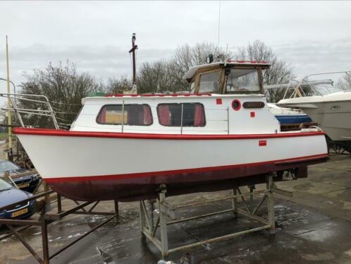 Motorkruiser, zonnepanelen, toilet, keuken, besturing dubbel