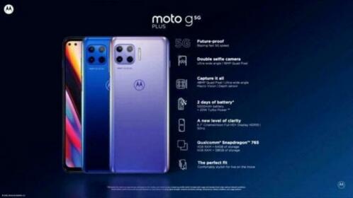 Motorola 5g plus ultra fast 128 GB blue