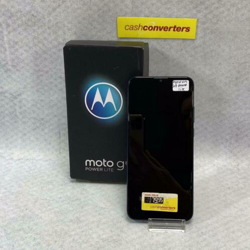 Motorola  98 power lite  64 GB  blauw  lader  250432