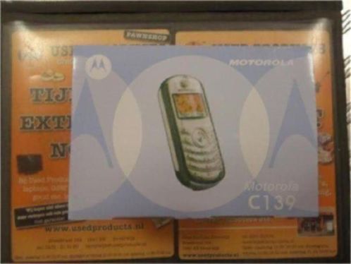 Motorola C139 GSM  Nieuw in doos