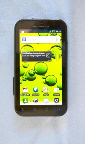 Motorola Defy Plus zwart, simlockvrij, 1 jaar garantie