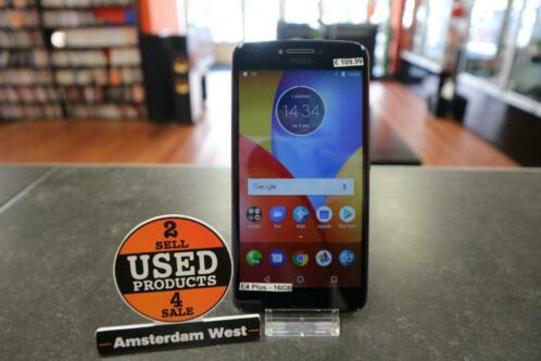 Motorola E4 Plus Zwart 16GB  In Nette Staat