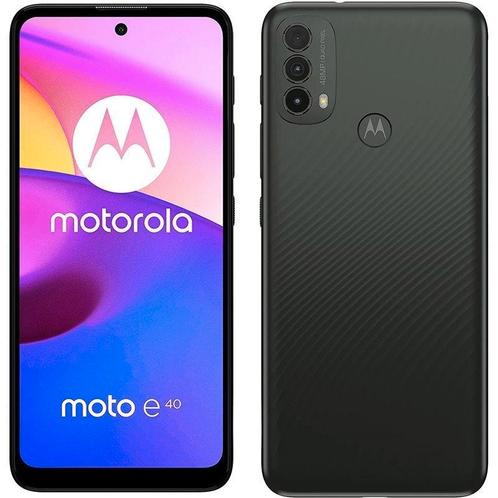 Motorola E40 zwart als nieuw compleet