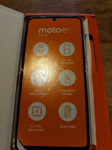 Motorola e6 plus nieuw in doos