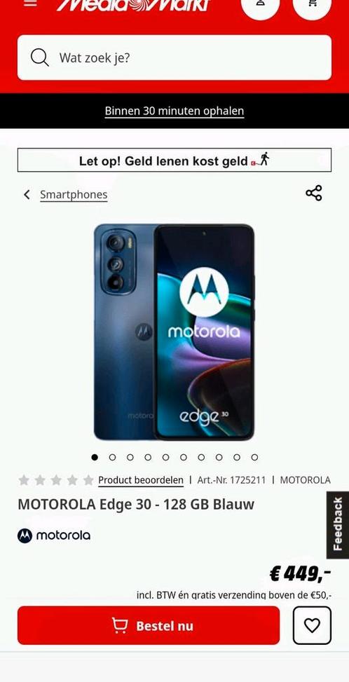 Motorola Edge 30 5g nette staat te koop teruil