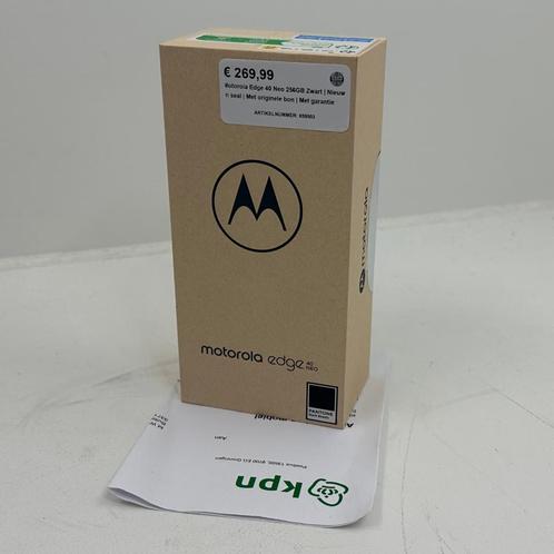 Motorola Edge 40 Neo 256GB Zwart  Nieuw in seal  Met origi