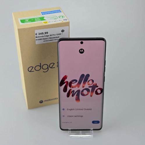 Motorola Edge 50 Pro 12GB  512GB Zwart  Nieuwstaat