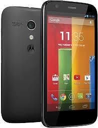 Motorola G 16 gb Black met motorola case lemon