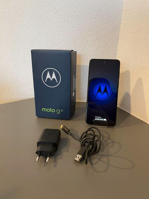 Motorola G22 64GB Smartphone Black met doos en lader