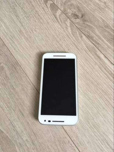Motorola G3 met witte cover