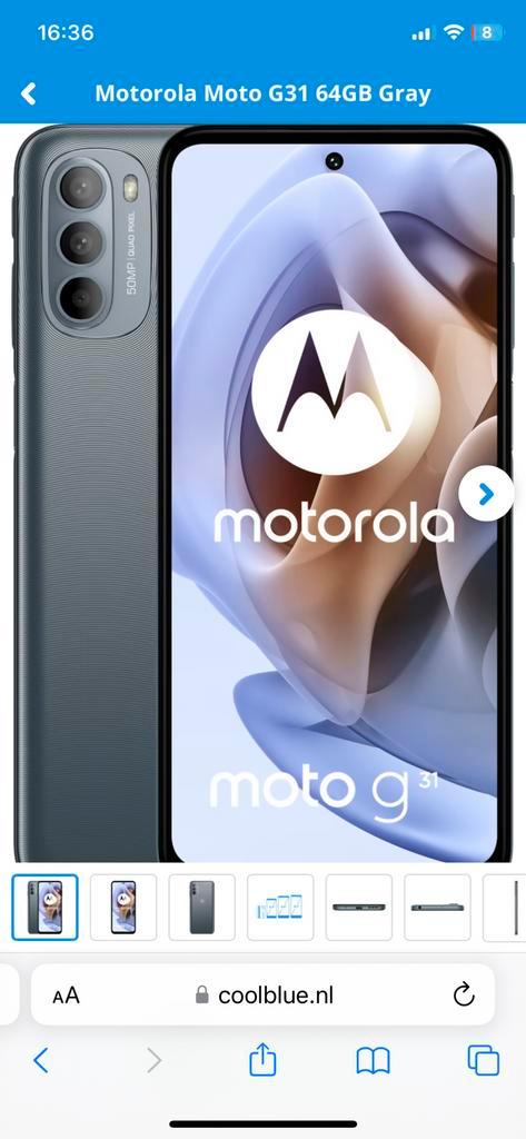 Motorola g31 64GB nieuw in doos