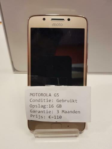 Motorola g5-16 gb -zo goed als nieuw