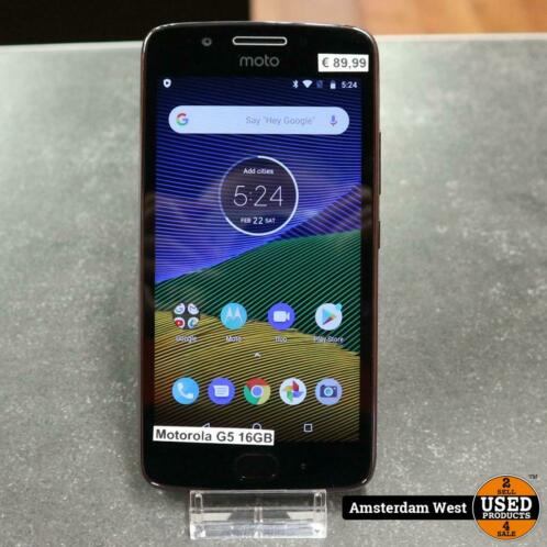 Motorola G5 16GB Dual Sim Black