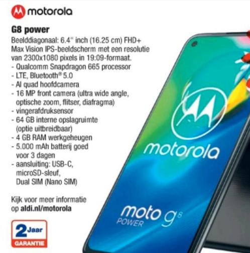 Motorola g8 power nieuwstaat
