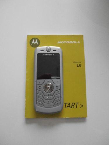 Motorola L6 compleet met lader en autolader 