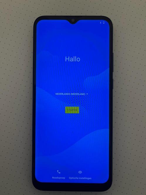 Motorola M546D Smartphone dual sim blauw ( oplaadkabel)