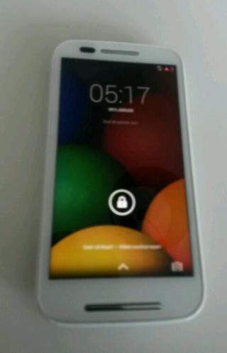 Motorola Moto E - Wit - zgan - nog 1 jaar garantoe