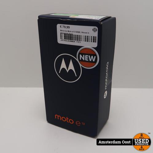 Motorola Moto E13 64GB Dual  Nieuw in Doos