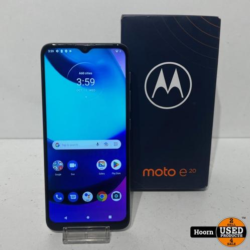 Motorola Moto E20 32GB Grey Compleet in Doos