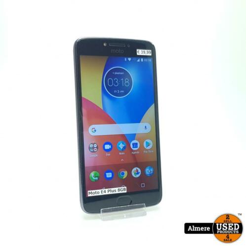 Motorola Moto E4 Plus 8GB ZwartZilver