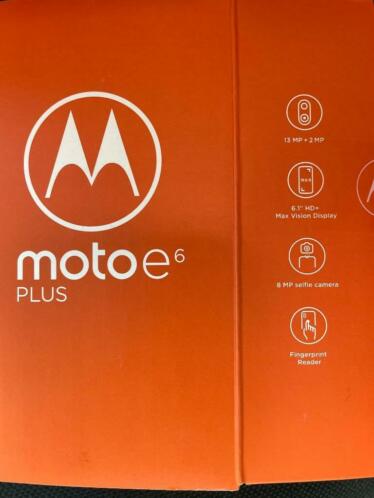 Motorola Moto E6 Plus Grijs