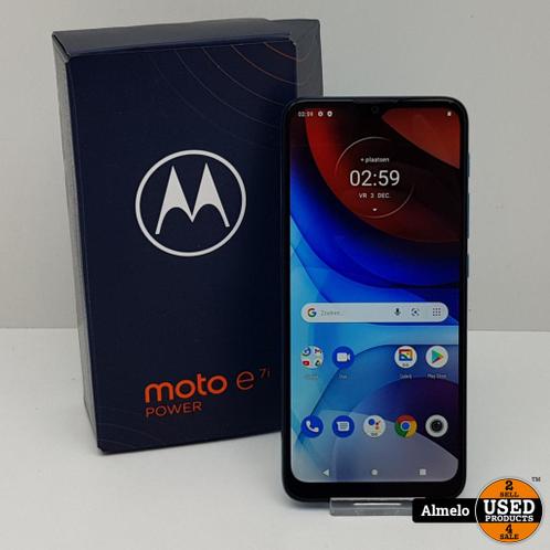 Motorola Moto E7i Power 32GB blue  3 Maand Garantie 