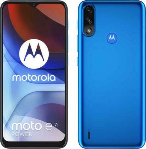 Motorola Moto e7i power - Tahiti Blue - 32GB  NIEUW IN DOOS