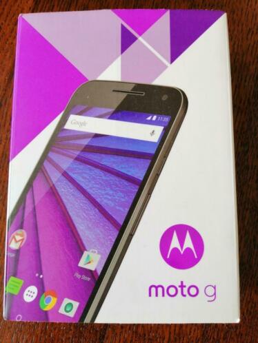 Motorola Moto G, 1GB ram, 3rd gen.8GB opslag, Zwart