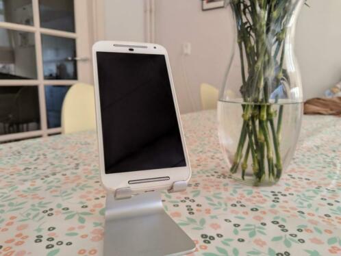 Motorola Moto G 2nd Gen Wit inclusief hoesje