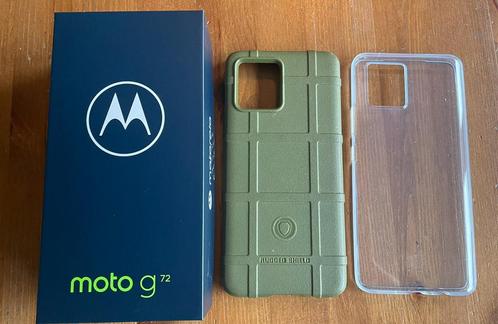 Motorola Moto G 72, z.g.a.n. meteorite grey, bon aanwezig