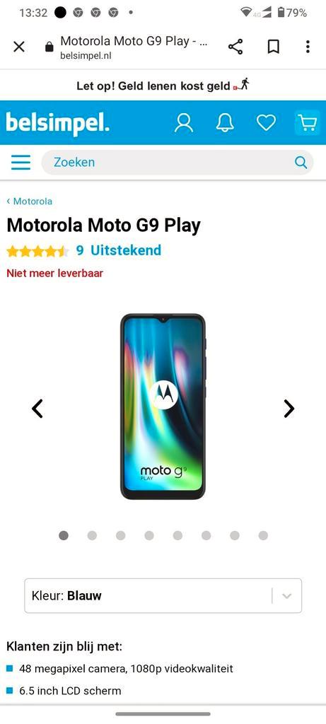 Motorola Moto G 9 Play groen