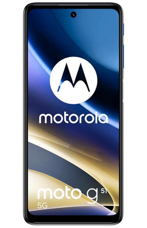 Motorola Moto G G51 5 G Blauw met extra hoesje nieuwstaat
