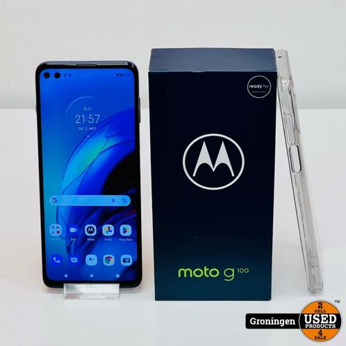 Motorola Moto G100 128GB Magic Blue 5G NIEUWSTAAT COMPLEET